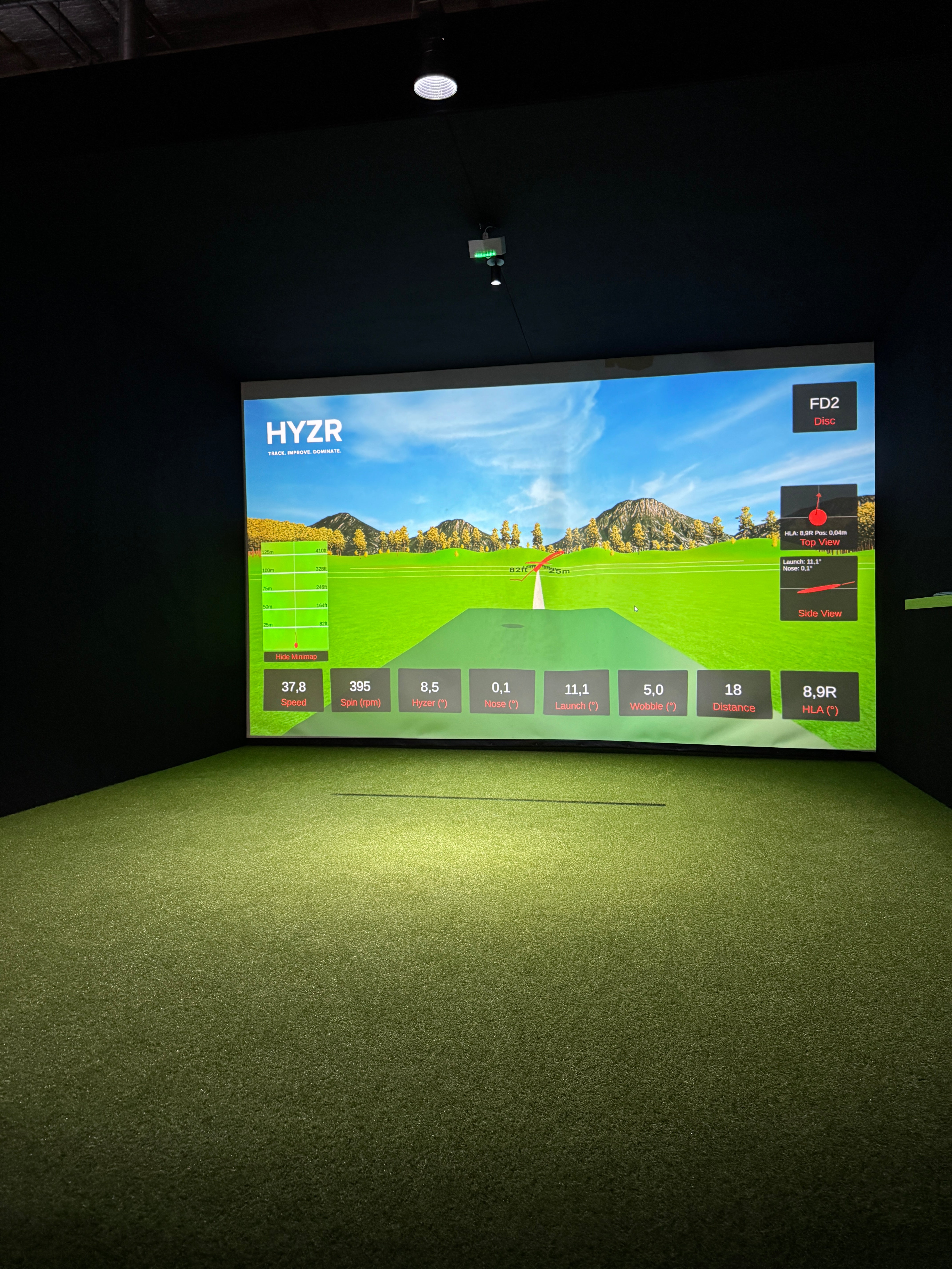 HYZR One – Launch Monitor for Disc Golf Simulator
