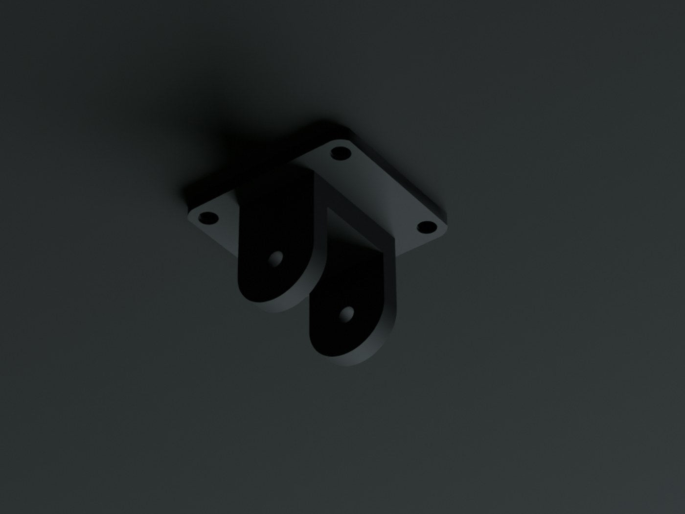 HYZR One mounting bracket on the ceiling.